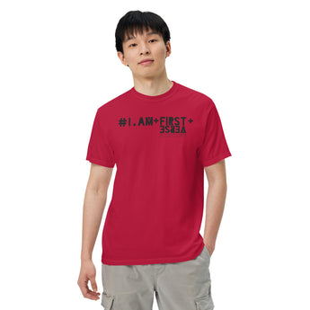 I AM First Verse Men’s garment-dyed heavyweight t-shirt