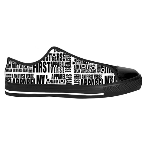 low top letter sneaker - firstverseapparel