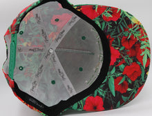 Green and red flower base ball snap back. - firstverseapparel