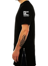 cartoon kiing black T-Shirt - firstverseapparel