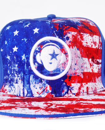 American Flag snapback - firstverseapparel