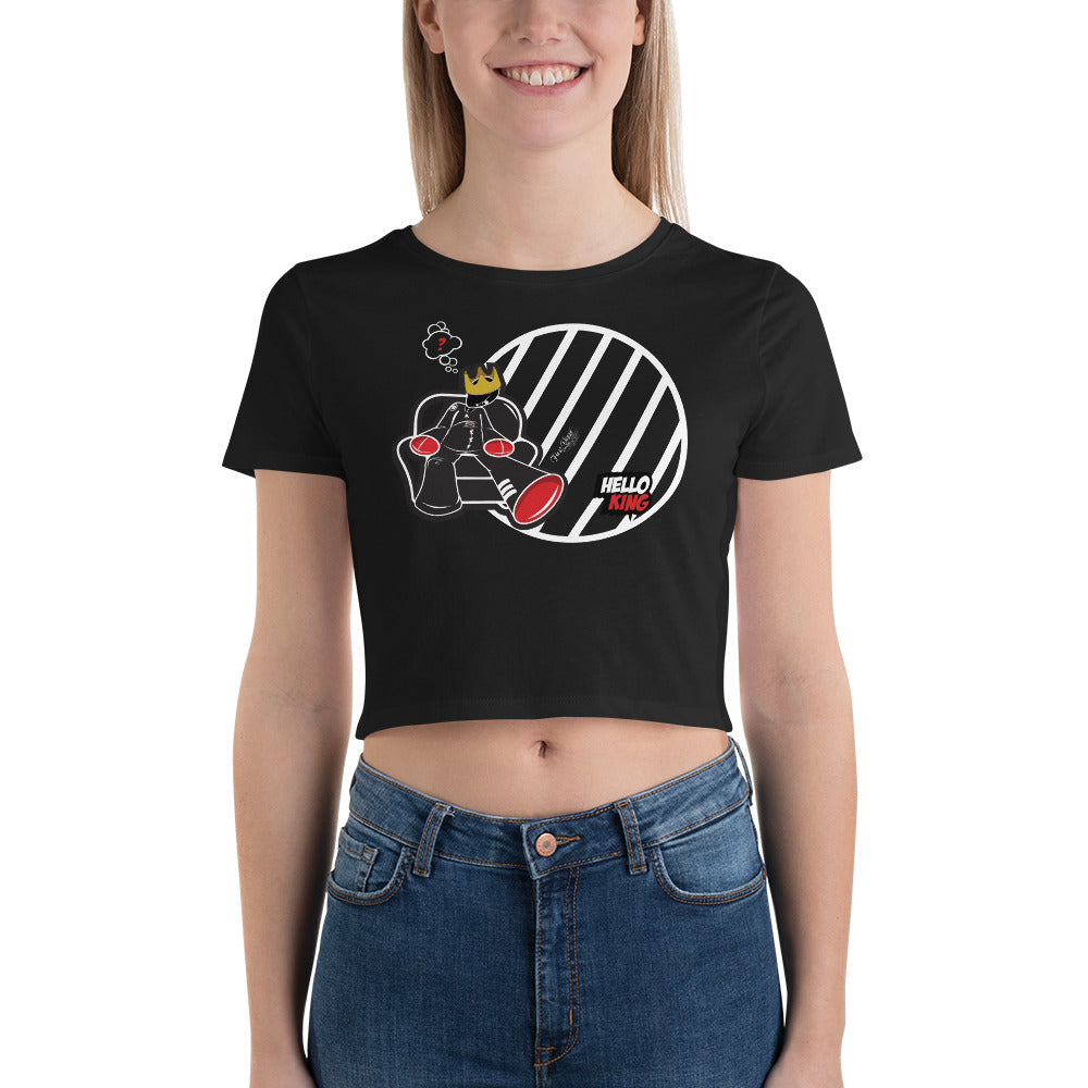 Women’s  cartoon Crop Tee - firstverseapparel