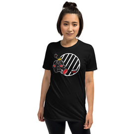 womens short sleeve cartoon  T-Shirt - firstverseapparel
