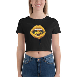 Women’s  lips Crop Tee