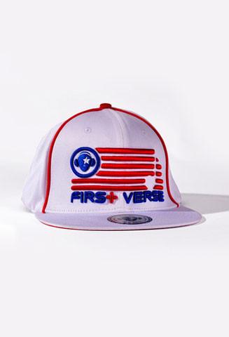 Red White & Blue  FV Hat - firstverseapparel