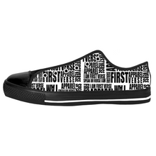 low top letter sneaker - firstverseapparel