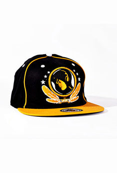 Black & Yellow FV Hat fitted - firstverseapparel