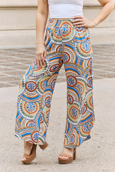 Verse The Vibe Side Slit Printed Pants