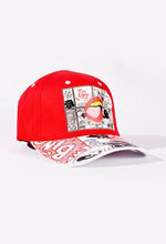 Red & White Sound Effecet Hat Fitted small/med - firstverseapparel