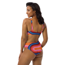 Swirl Recycled high-waisted bikini