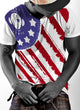 FirstVerse american flag color V-neck T-Shirt - firstverseapparel