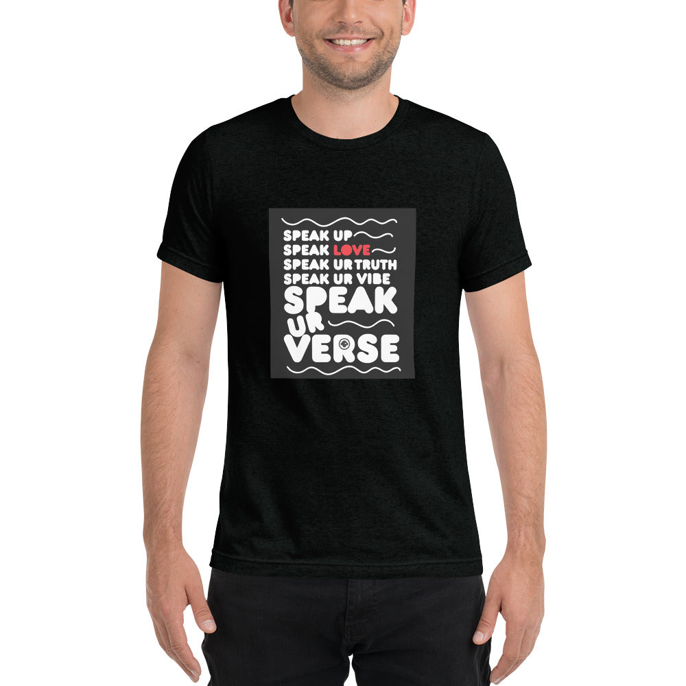 Speak ur verse Short sleeve t-shirt